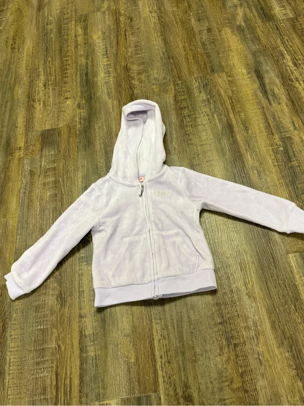 Juicy Couture Lilac Girls Plush Hoodie & Jogger Set 24M